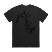 Pleasure T-shirt Black on Black