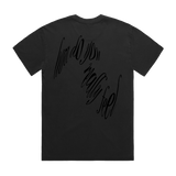 Pleasure T-shirt Black on Black