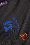 BSRXV Embroidered Organic Cotton Hoodie - Black