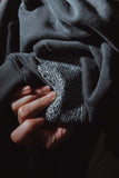 BSRXV Embroidered Organic Cotton Hoodie - Black