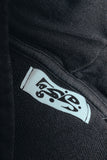 BSRXV Embroidered Organic Cotton Hoodie - Black