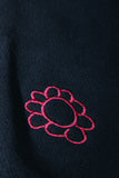 BSRXV Embroidered Organic Cotton Hoodie - Black