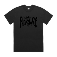 Pleasure T-shirt Black on Black