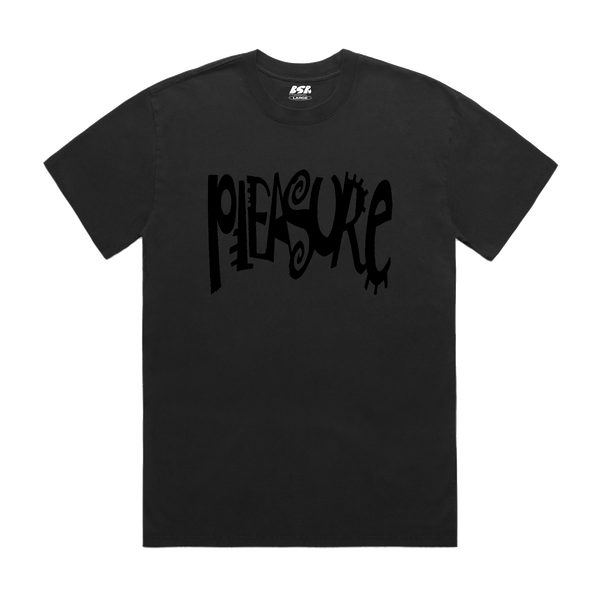Pleasure T-shirt Black on Black