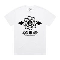 White NY'E' Tee