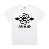 White NY'E' Tee