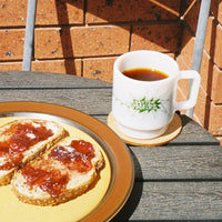 Trouble Brewing – Milk Glass Mug