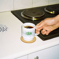 Trouble Brewing – Milk Glass Mug