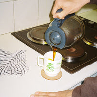 Trouble Brewing – Milk Glass Mug