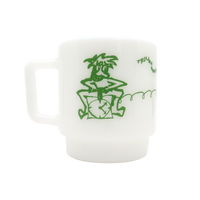 Trouble Brewing – Milk Glass Mug