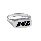 BSR Sterling Silver 925 Signet Ring