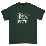 Jigsaw T-shirt Forest Green