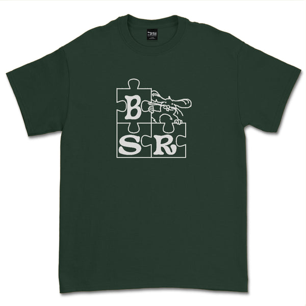 Jigsaw T-shirt Forest Green