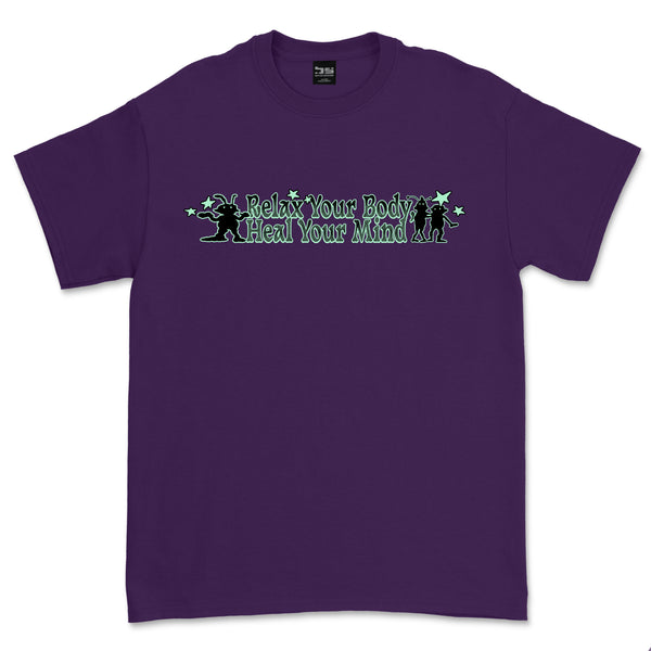 Relax Your Body Purple T-shirt