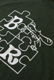 Jigsaw T-shirt Forest Green