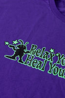 Relax Your Body Purple T-shirt