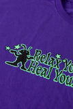Relax Your Body Purple T-shirt