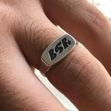 BSR Sterling Silver 925 Signet Ring